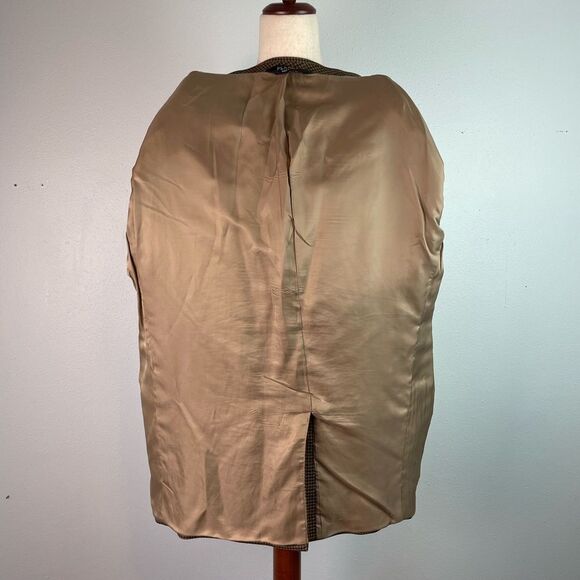 Jos. A. Banks Brown Wiol Textured Sport Coat with Notched Lapel Size 42S EUC - Picture 7 of 10